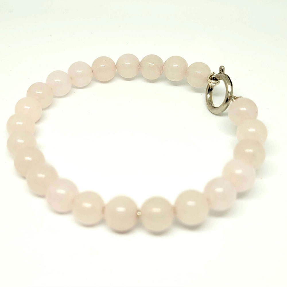 Handmade Rose Quartz Bracelet